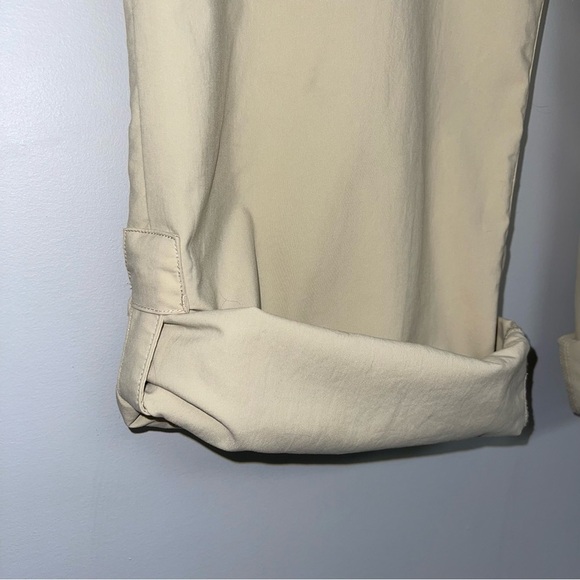 Patagonia Pants Women's Size 10 US Husk Tan Light Khaki Quandary Roll-Up Capris - Picture 8 of 15